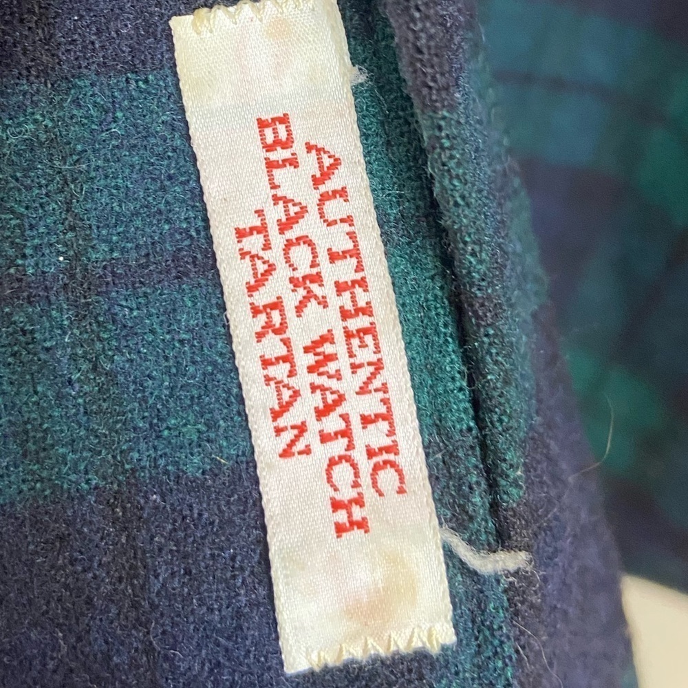 VINTAGE PENDLETON 60’s 100% WOOL PLAID BOARD SHIRT AUTHENTIC BLACK WATCH TARTAN - Picture 6 of 10